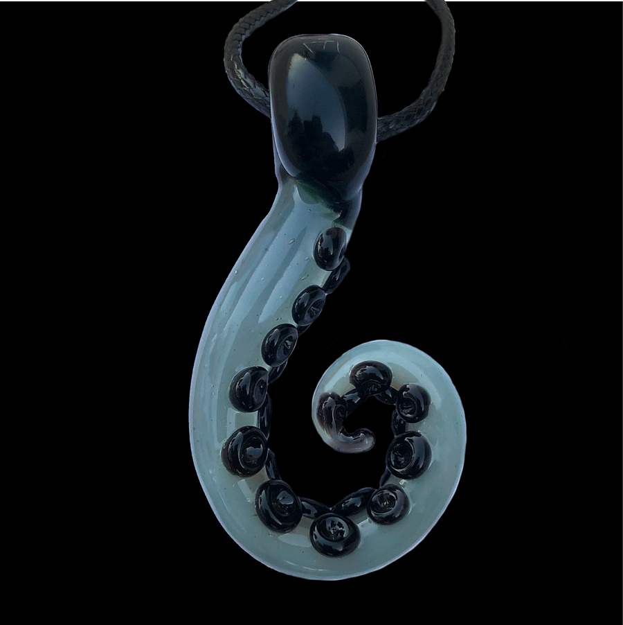 Octopus Tentacle #1 Pendant by MAKO glass