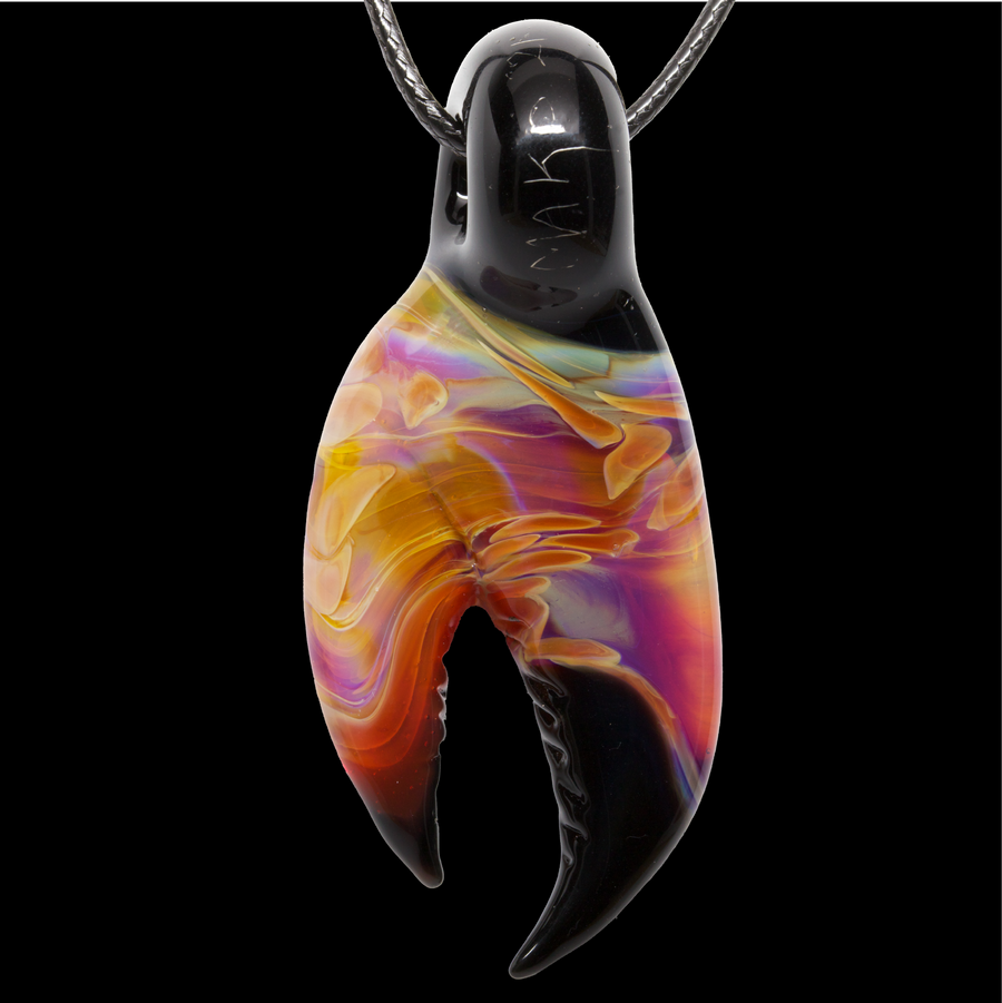 Crab Claw #1 Pendant by MAKO glass