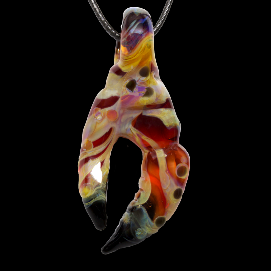 Crab Claw #2 Pendant by MAKO glass