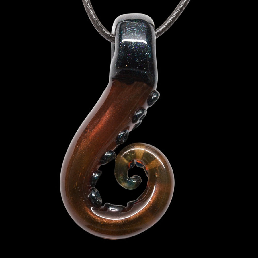 Octopus Tentacle #8 Pendant by MAKO glass