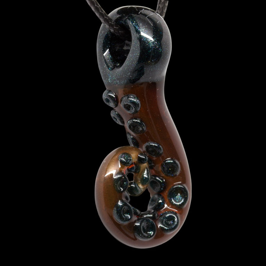 Octopus Tentacle #8 Pendant by MAKO glass