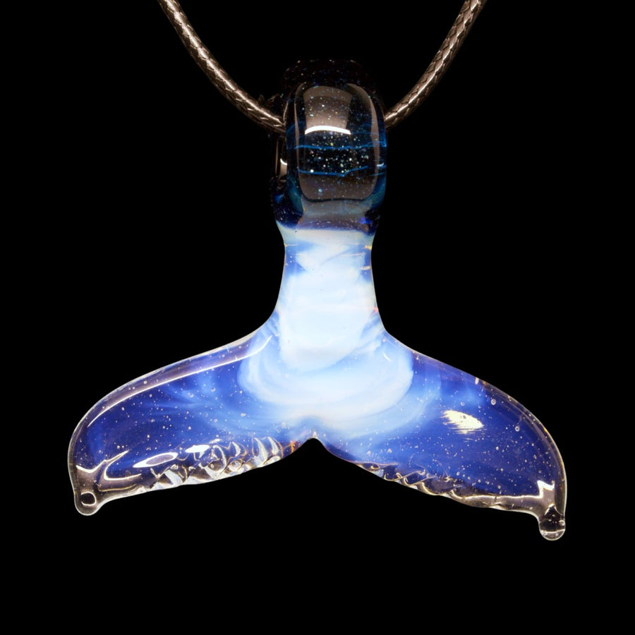 Whale Tail Pendant lg4 by MAKO glass