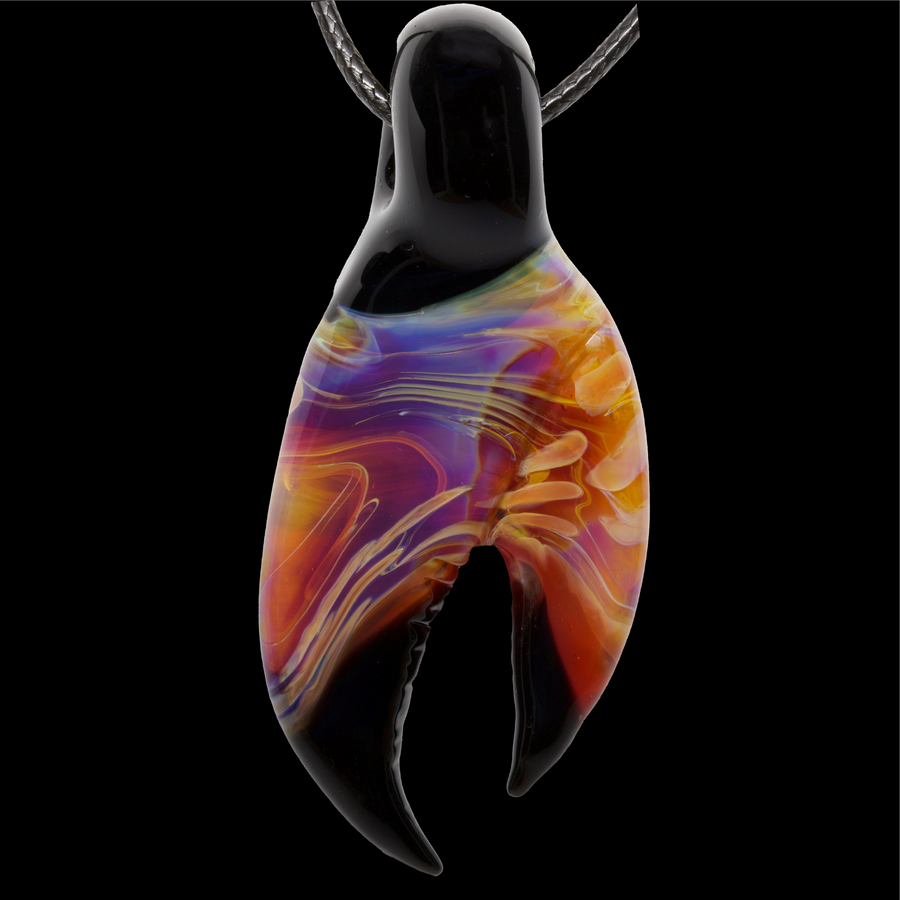 Crab Claw #1 Pendant by MAKO glass